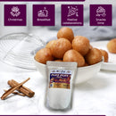 Hot Pot Africa PuffPuff Mix | 2 Pks Doughnut Mix (500g x2)| Easy-to-Prep Bofrot Ready Mix for Authentic West African Puff Puff Snack for parties, Christmas and snack time| Scooping Spoon added for easy frying