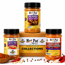 Hot Pot Africa Spice Gift Set - 3 Unique Pepper Blends: Suya BBQ Spice, Hot Red Chilli, Pepper Soup Spice Mix | for Food, Christmas & Cooking Gifts