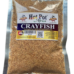 Hot Pot Africa Crayfish Seasoning for Cooking (100g) | Dried , Smoked, Ground & Tasty Blended Cray Fish