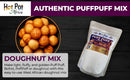Hot Pot Africa PuffPuff Mix | 2 Pks Doughnut Mix (500g x2)| Easy-to-Prep Bofrot Ready Mix for Authentic West African Puff Puff Snack for parties, Christmas and snack time| Scooping Spoon added for easy frying