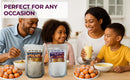 Hot Pot Africa PuffPuff Mix | 2 Pks Doughnut Mix (500g x2)| Easy-to-Prep Bofrot Ready Mix for Authentic West African Puff Puff Snack for parties, Christmas and snack time| Scooping Spoon added for easy frying