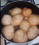 Hot Pot Africa PuffPuff Mix | 2 Pks Doughnut Mix (500g x2)| Easy-to-Prep Bofrot Ready Mix for Authentic West African Puff Puff Snack for parties, Christmas and snack time| Scooping Spoon added for easy frying