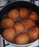 Hot Pot Africa PuffPuff Mix | 2 Pks Doughnut Mix (500g x2)| Easy-to-Prep Bofrot Ready Mix for Authentic West African Puff Puff Snack for parties, Christmas and snack time| Scooping Spoon added for easy frying