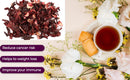 Hot Pot Africa Hibiscus Flowers - Sun Dried Sorrel Whole Petals, Perfect for Hibiscus Tea, Brewing or Distilling - Vegan, Premium Quality Raw Hibiscus Herbal Tea or Zobo Drink