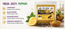 Lemon Pepper Seasoning (All Natural - 100g) for Chicken, Fish & Wings – Zesty Citrus & Bold Pepper BBQ Rub | Smoky Tangy All-Purpose Spice for Air Fryer, Grill & Roasting .