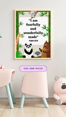 Kids Inspirational Bible Quotes posters - Motivational Nursery Posters for Children's Bedroom & Church Wall Art Bundle (3 sets) Digital Download