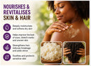 West African Shea Butter | 500g Unrefined SheaButter – 100% Pure Raw, Natural, Organic Shea Butter – Moisturizing Body Butter for Skin, Hair, Face & DIY Beauty