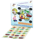 Zeph - Potty Training Magic Stickers and Reward Stickers Set - Dinosaur Toilet Colour Changing Potty Training Sticker and Reward for Toddlers