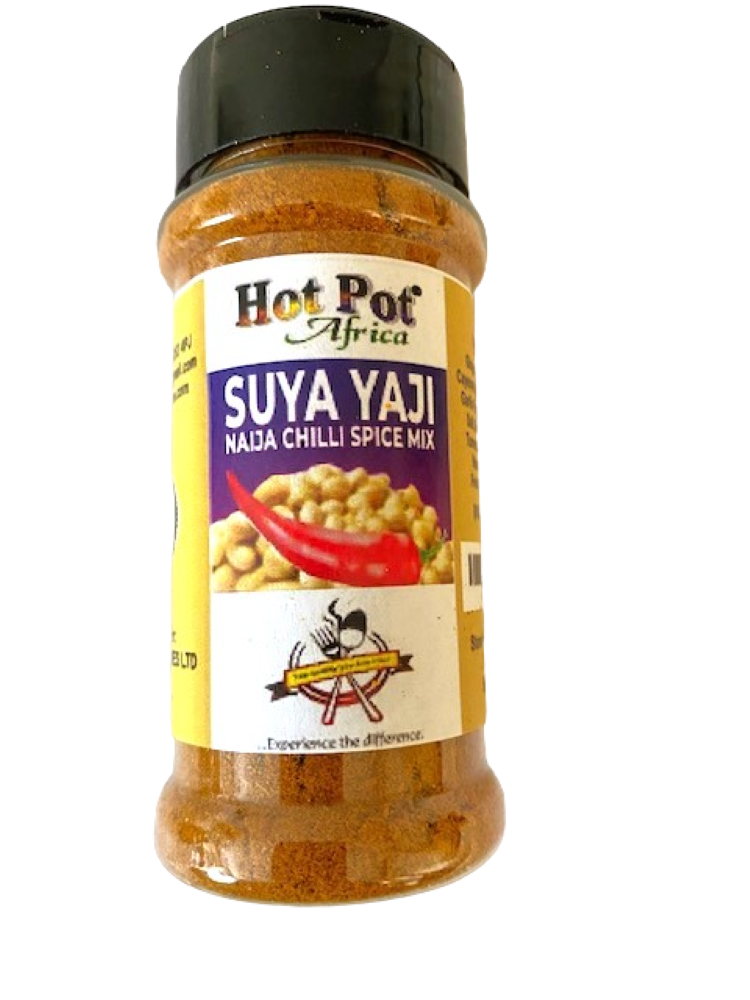 Hot Pot Africa Suya Spice | Yaji, Pepper Spice Mix | Chilli Seasoning 100g